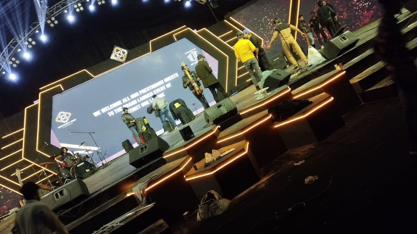 Concert stage lighting Lahore entertainment event organizers
