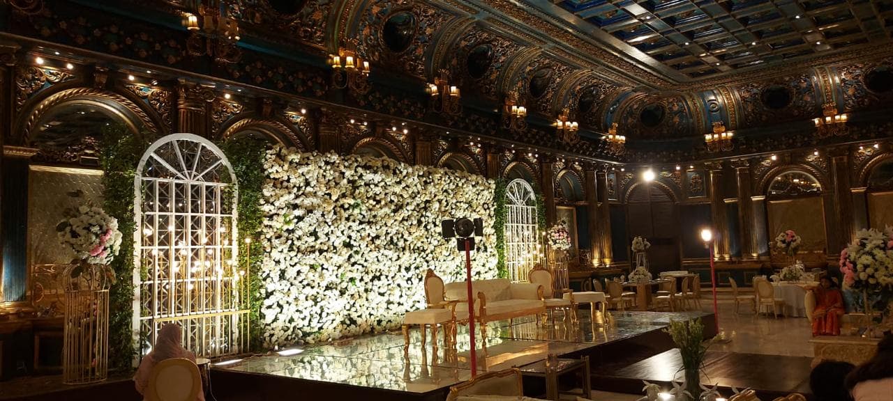 Barat stage design Lahore premium wedding decoration