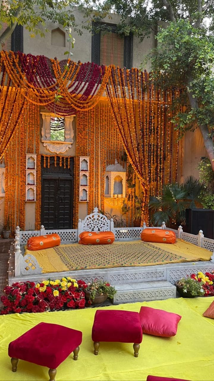 Bohemian Desi mehndi theme — H&K Events Lahore