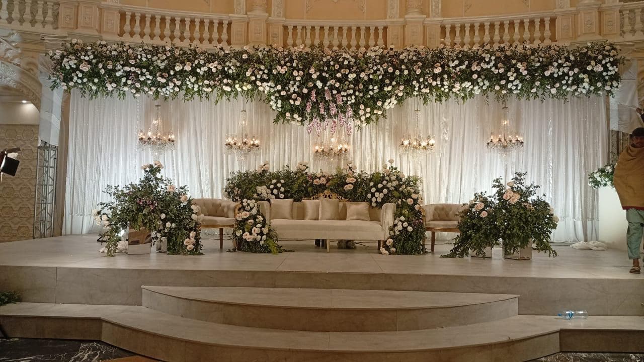 Large scale stage production government event Pakistan