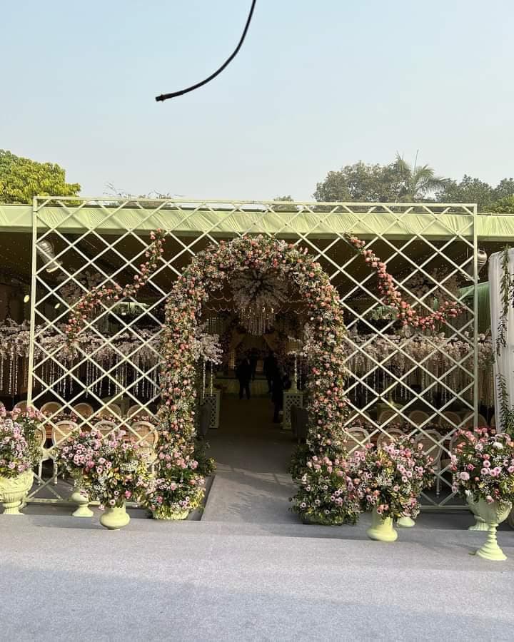 Custom event structure for government ceremony by H&K Events