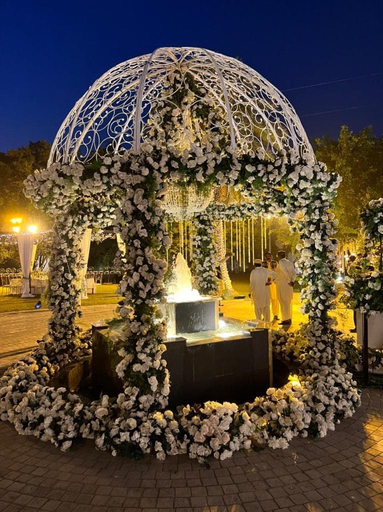 Large-scale government event marquee installation Lahore